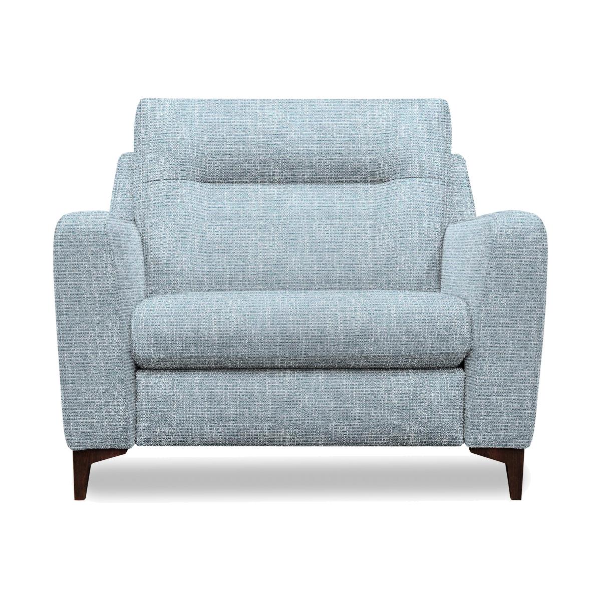 G Plan - Arlo Fabric Snuggler - Libby Sky with Walnut Feet – image 1