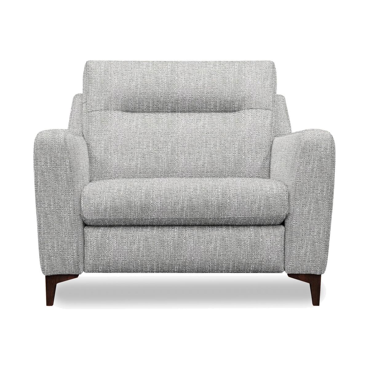G Plan - Arlo Fabric Snuggler - Libby Cloud with Walnut Feet – image 1