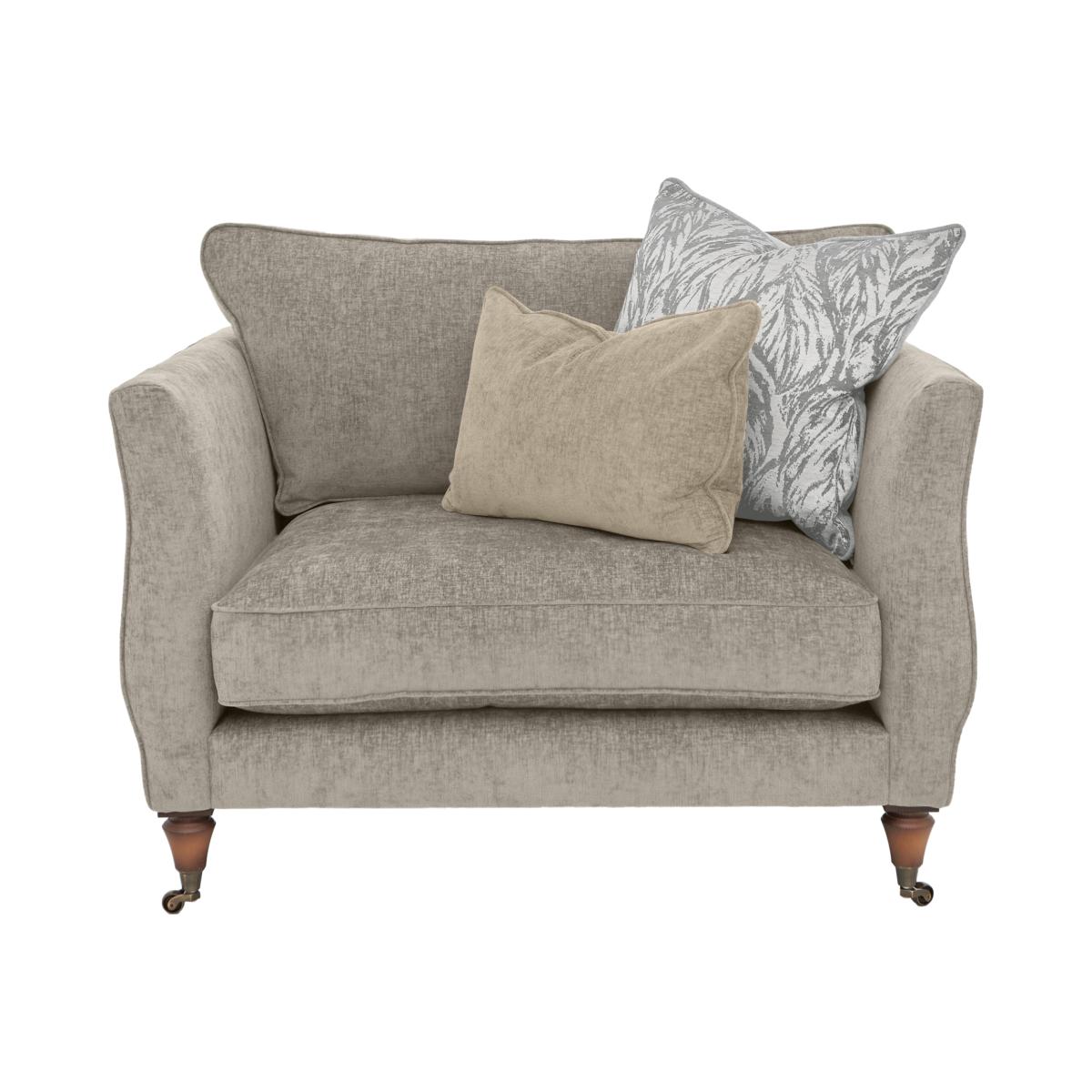 Boutique Chatterley Snuggler - Bolero Quill with Walnut Castors – image 1