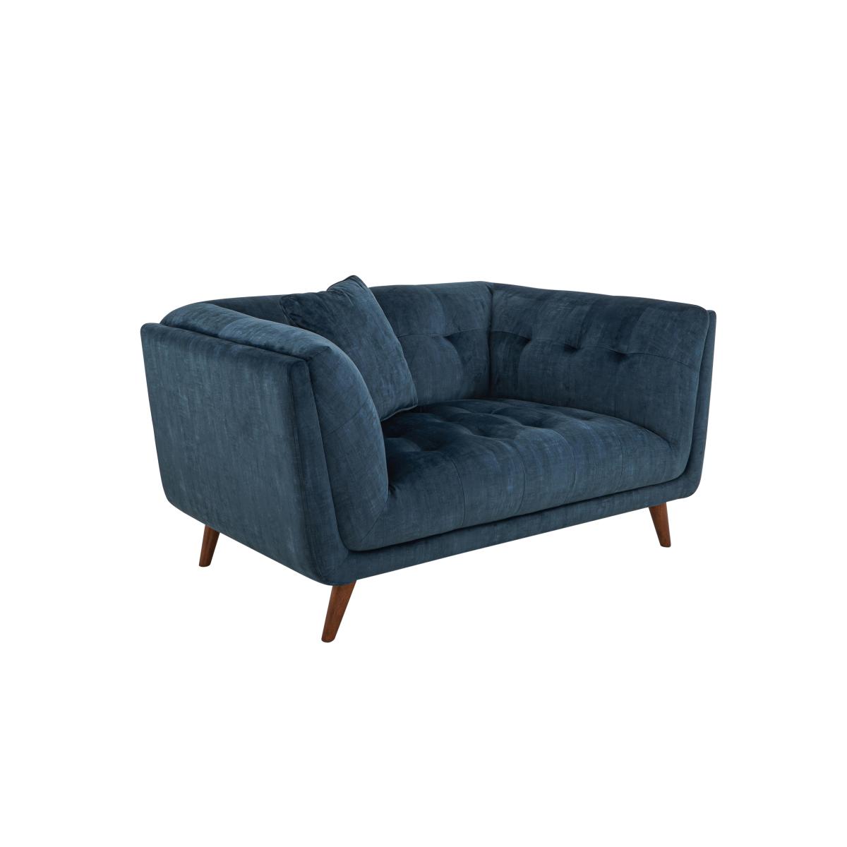 Rene Fabric Cuddler Sofa - Heritage Airforce – image 4