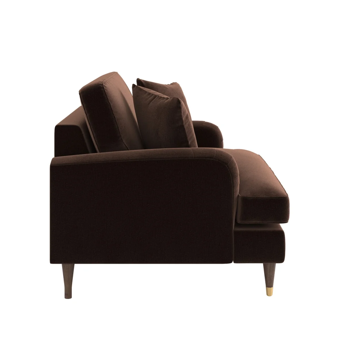 Brown Chenille Love Seat - Payton – image 8
