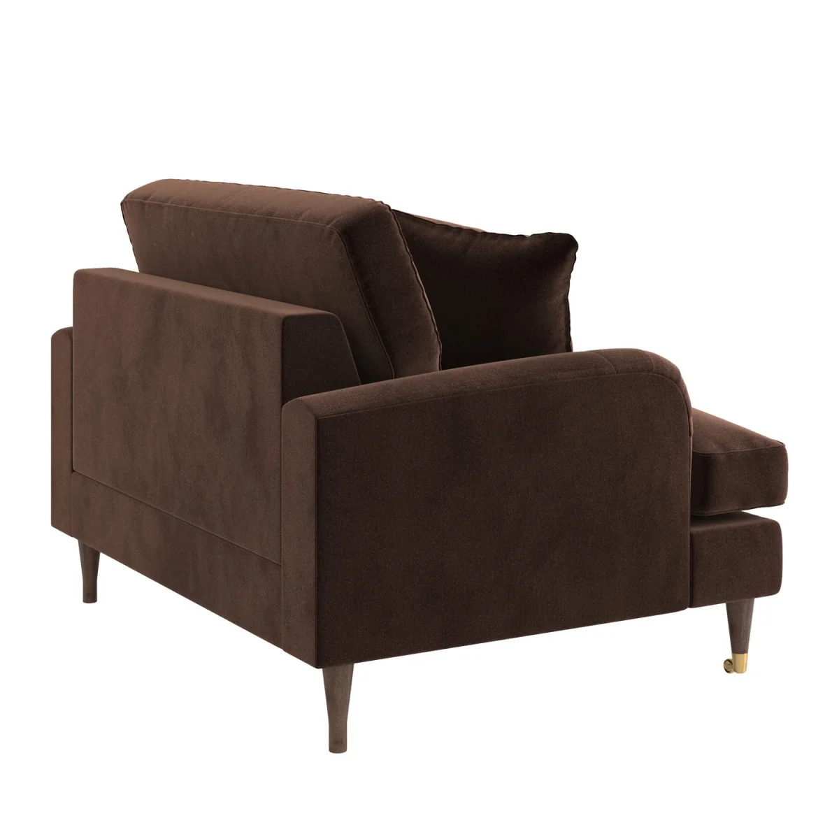 Brown Chenille Love Seat - Payton – image 9