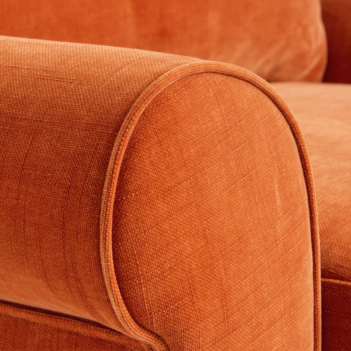 Habitat Chester Fabric Cuddle Chair - Rust – image 7
