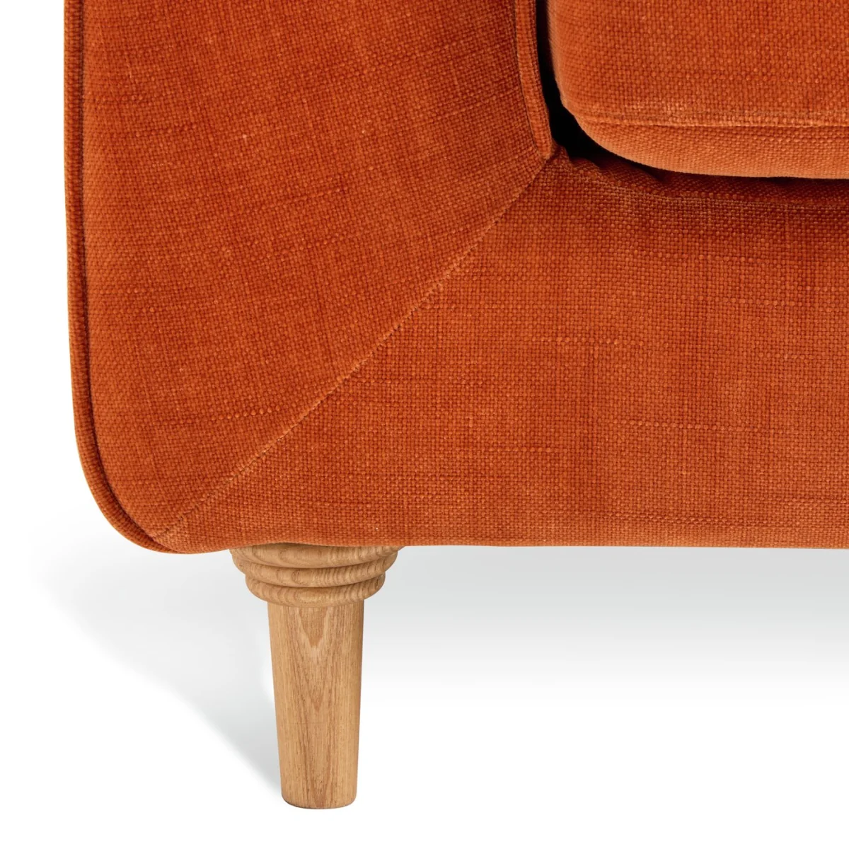 Habitat Chester Fabric Cuddle Chair - Rust – image 8