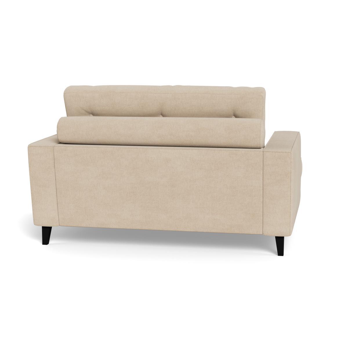 Heal's Mistral Loveseat Brushed Cotton Oat Natural Feet - Heal's UK Furniture – image 5
