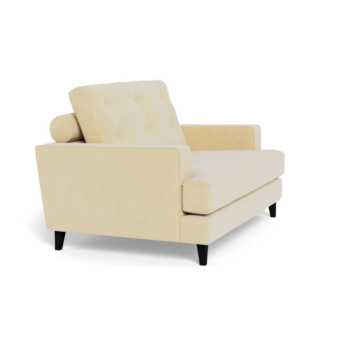 Heal's Mistral Loveseat Smart Luxe Velvet Biscuit Natural Feet – image 3