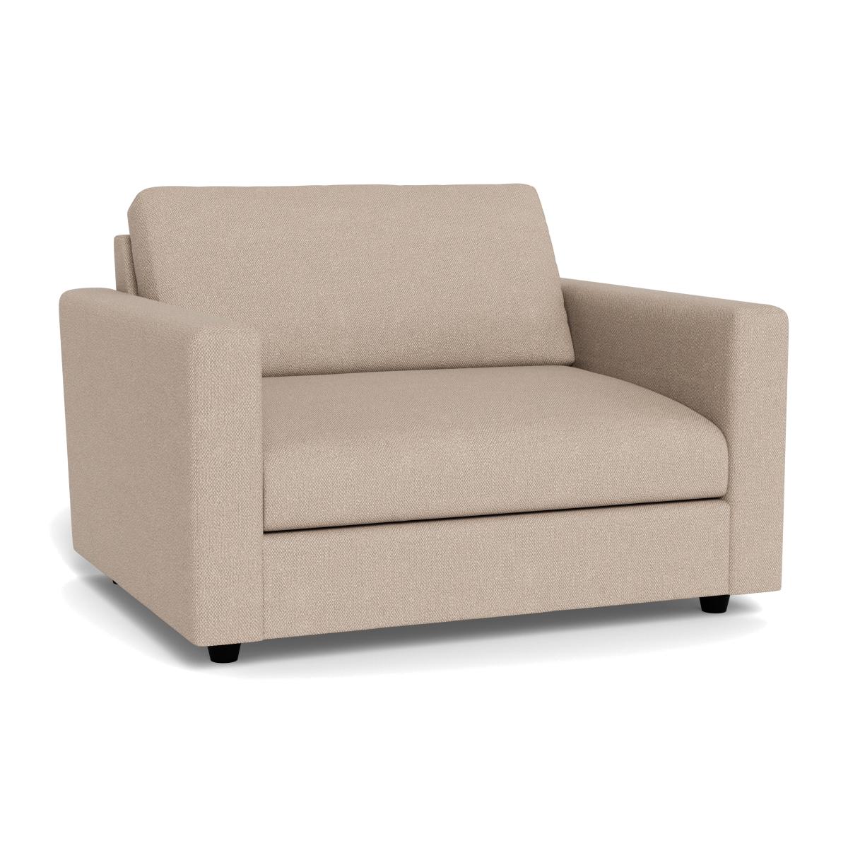 Heal's Nimbus II Loveseat Boucle Tweed Pearl Black Feet – image 1