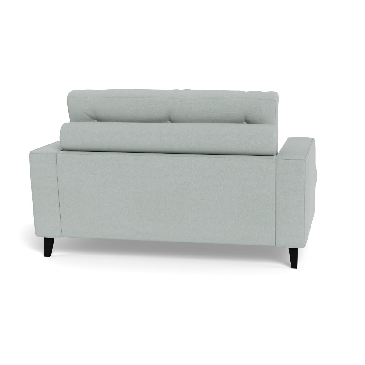 Heal's Mistral Loveseat Brushed Cotton Oat Black Feet – image 6