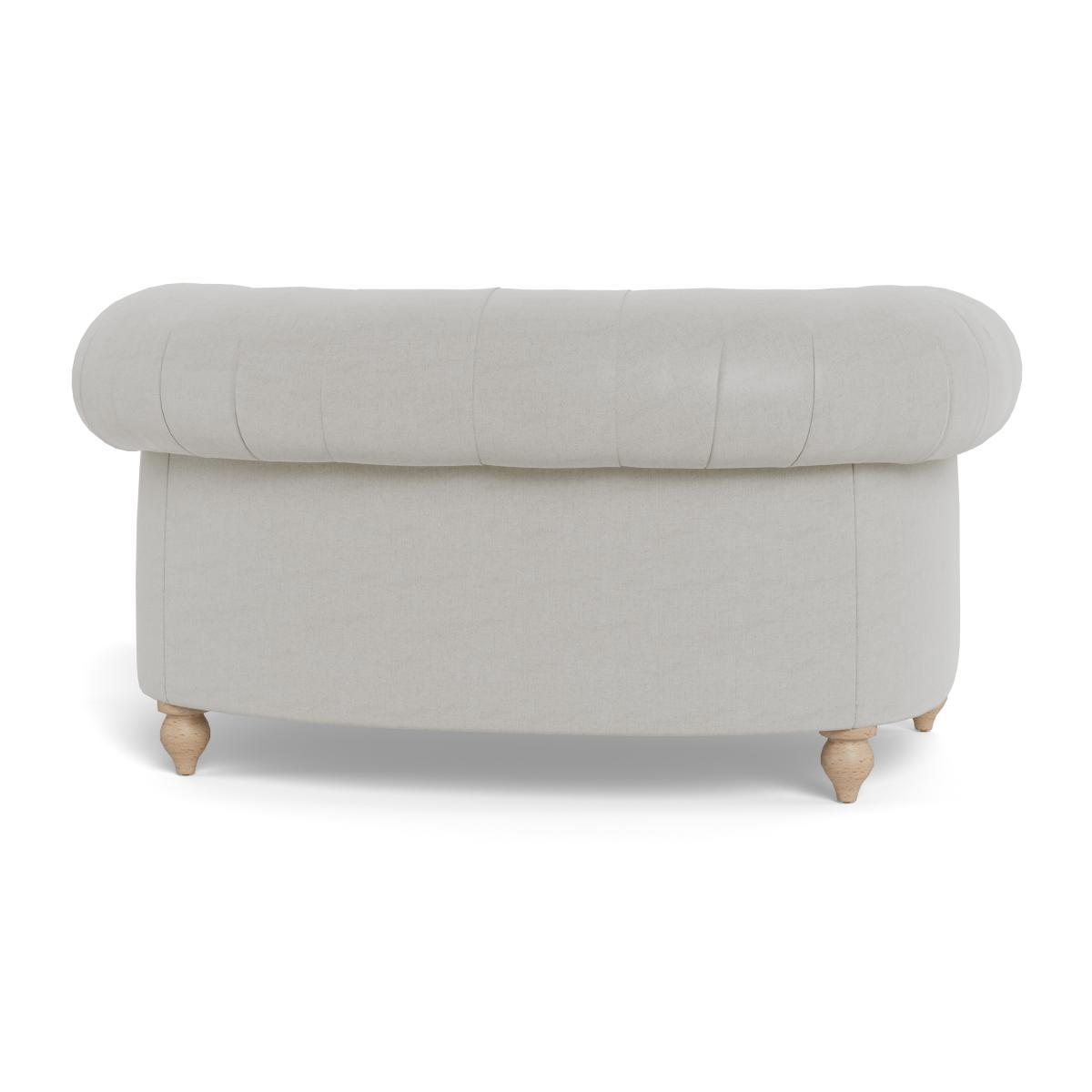 Heal's Fitzrovia Loveseat Capelo LinenCotton Sea Salt Natural Feet - Heal's UK Furniture – image 5