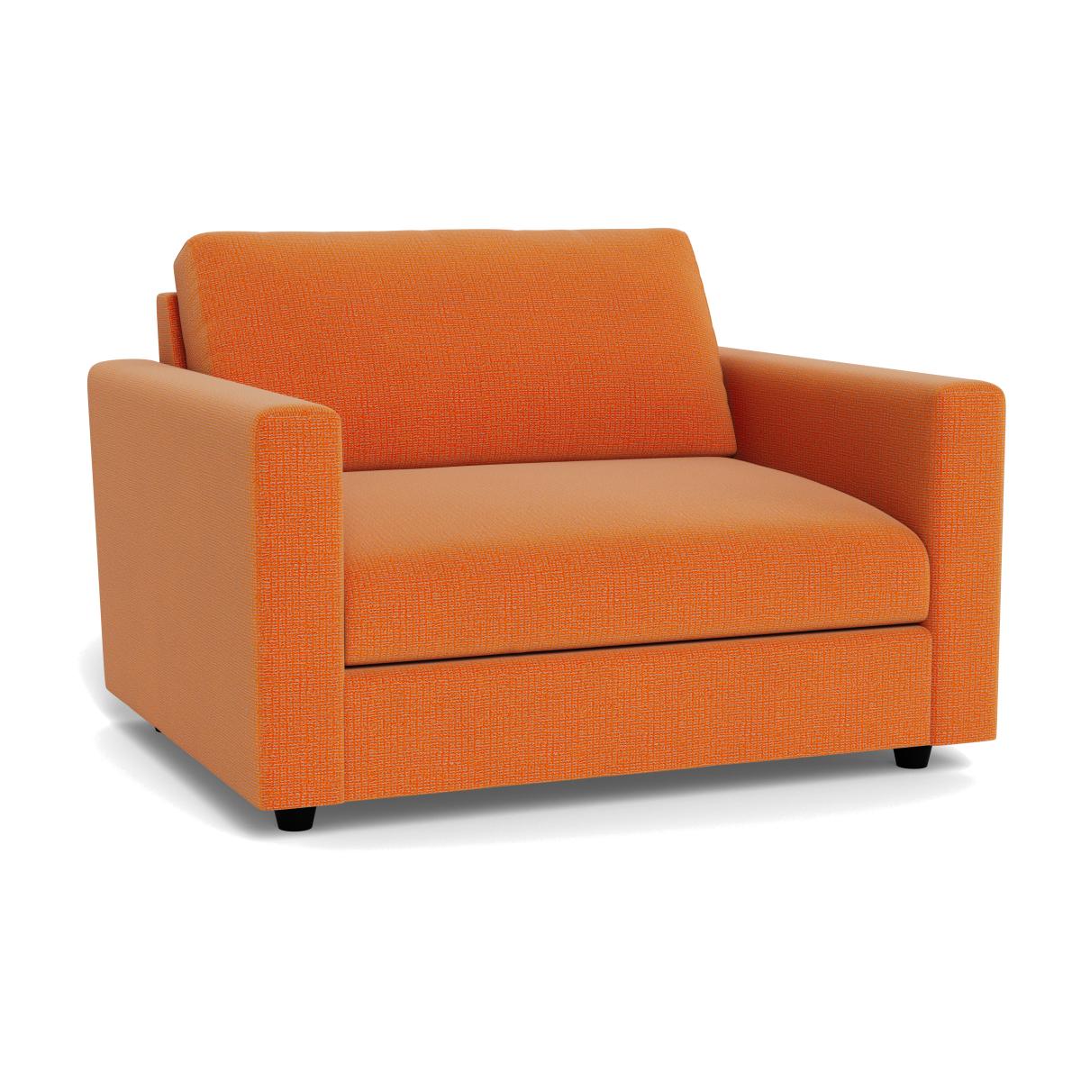 Heal's Nimbus II Loveseat Tejo Recycled Zinnia Black Feet – image 1
