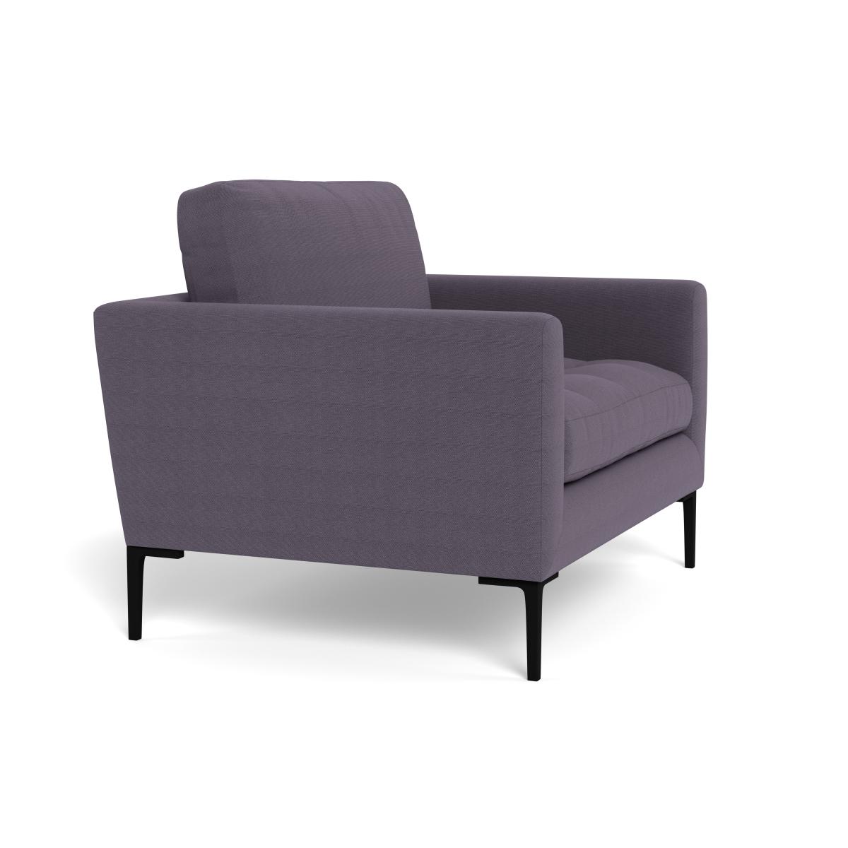 Heal's Eton Loveseat Linen Shadow Black Feet – image 3