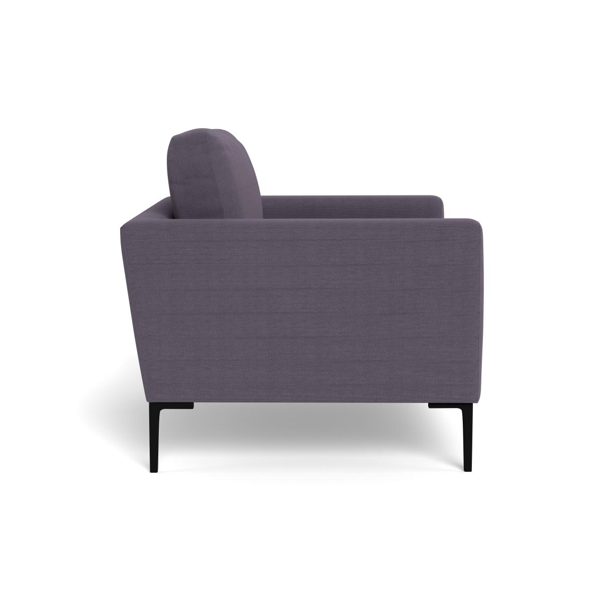Heal's Eton Loveseat Linen Shadow Black Feet – image 4