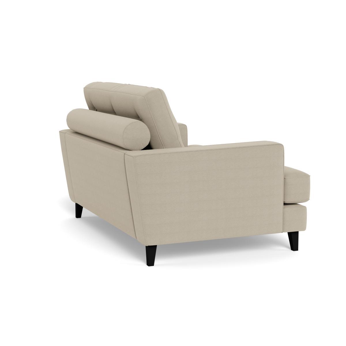 Heal's Mistral Loveseat Linen Hessian Black Feet - Heal's UK Furniture – image 4