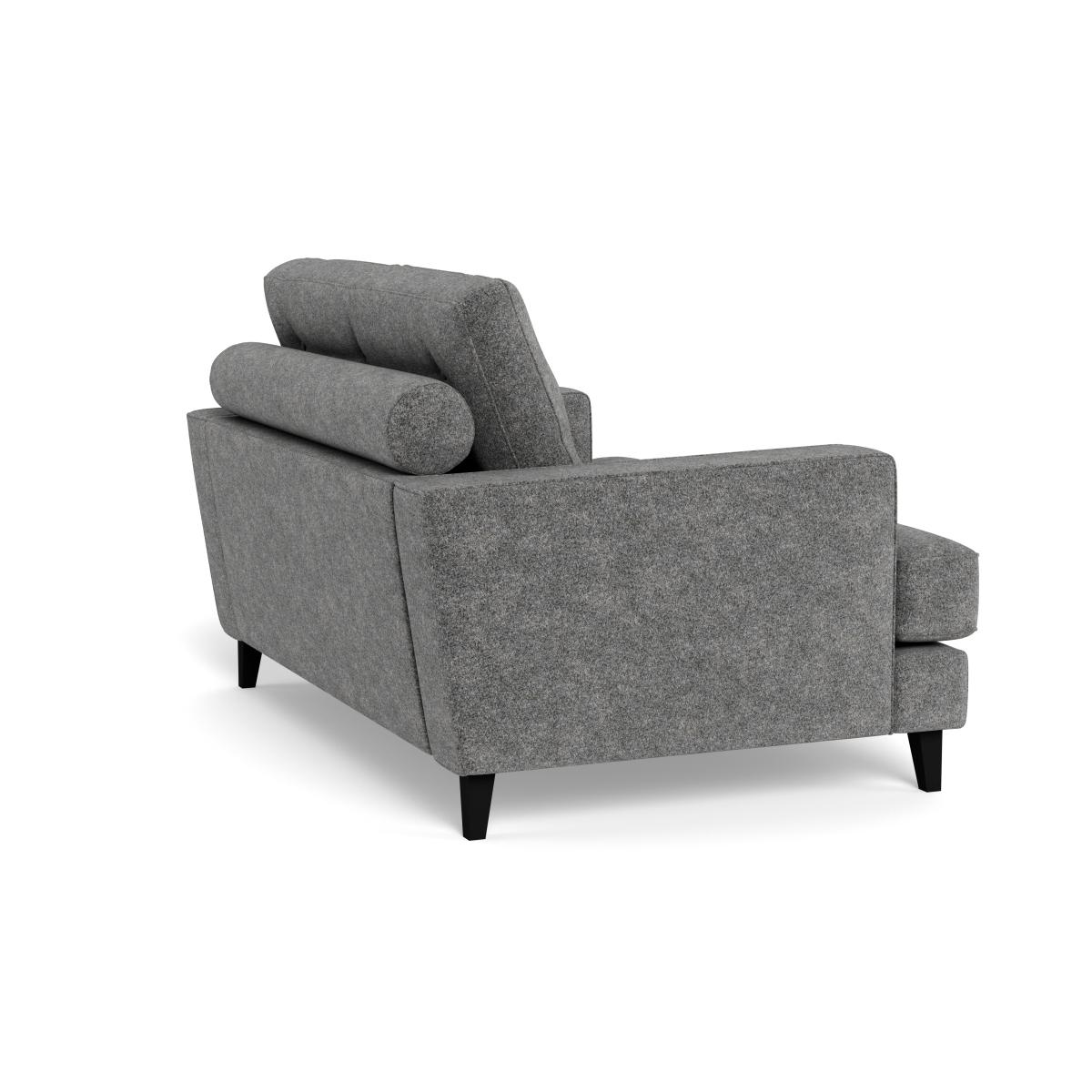 Heal's Mistral Loveseat Melton Wool Shale Black – image 5