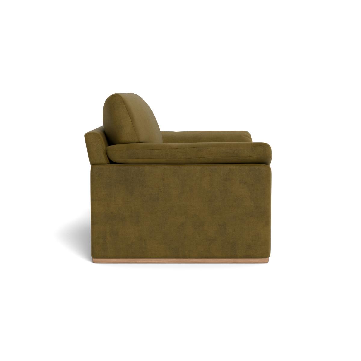 Heal's Paris II Loveseat Smart Luxe Velvet Peridot Natural Feet – image 4