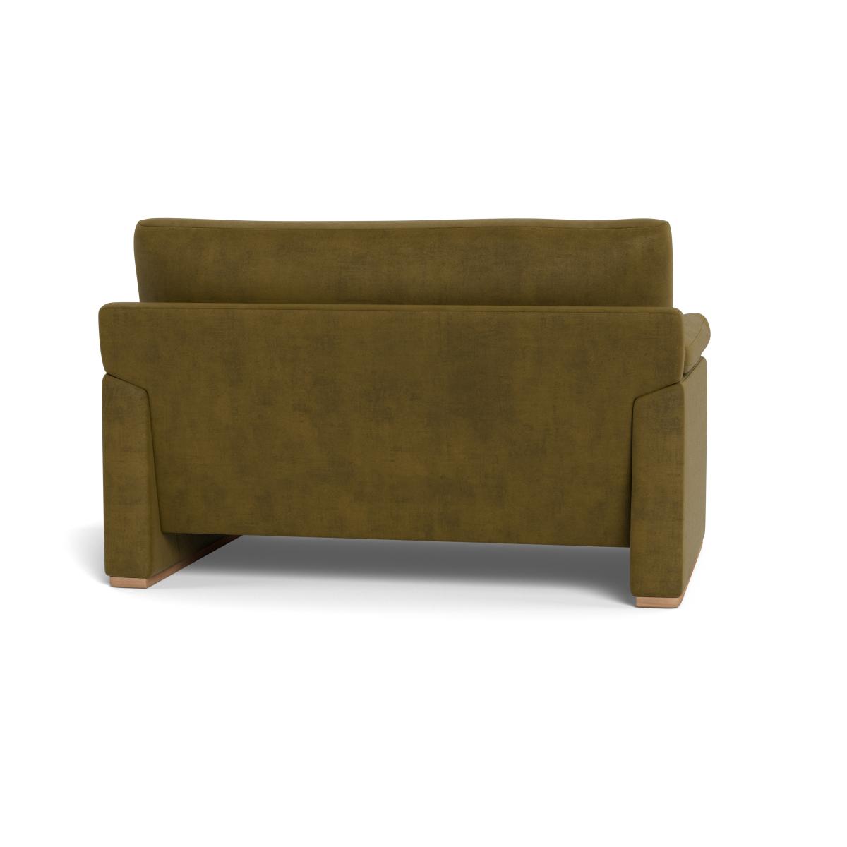 Heal's Paris II Loveseat Smart Luxe Velvet Peridot Natural Feet – image 6