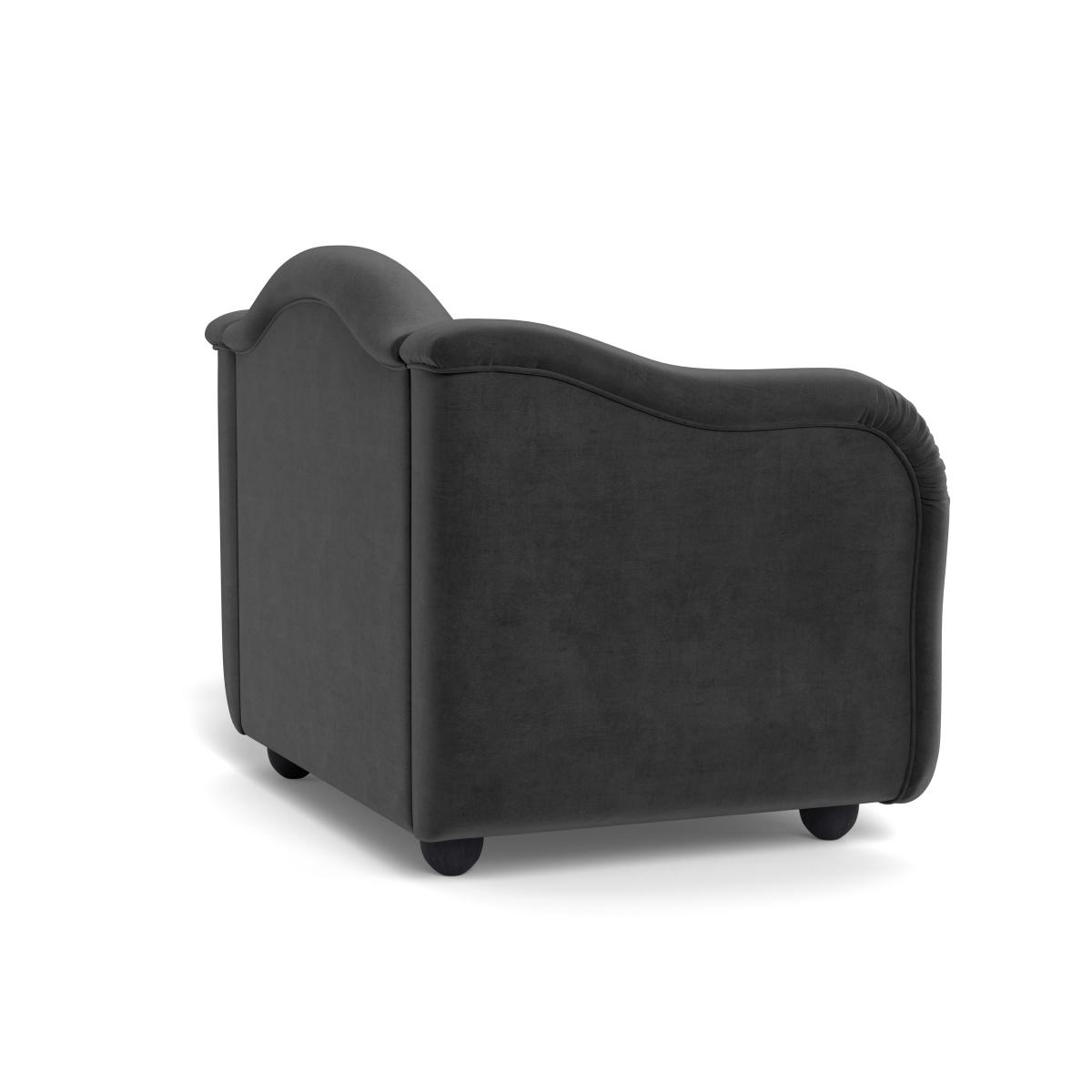 Heal's Tetbury Loveseat Smart Luxe Velvet Nickel Natural Beech Feet – image 5