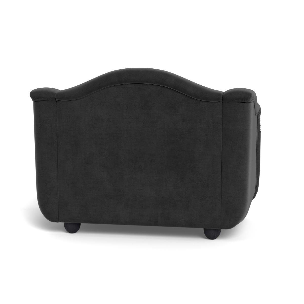 Heal's Tetbury Loveseat Smart Luxe Velvet Nickel Natural Beech Feet – image 6