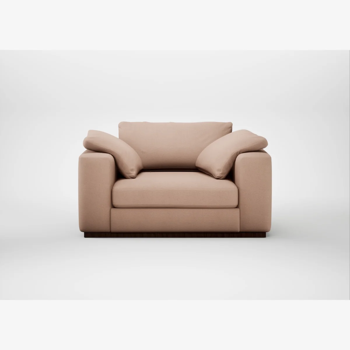 Heal's Trento Loveseat Capelo Linen-Cotton Rosedale – image 1