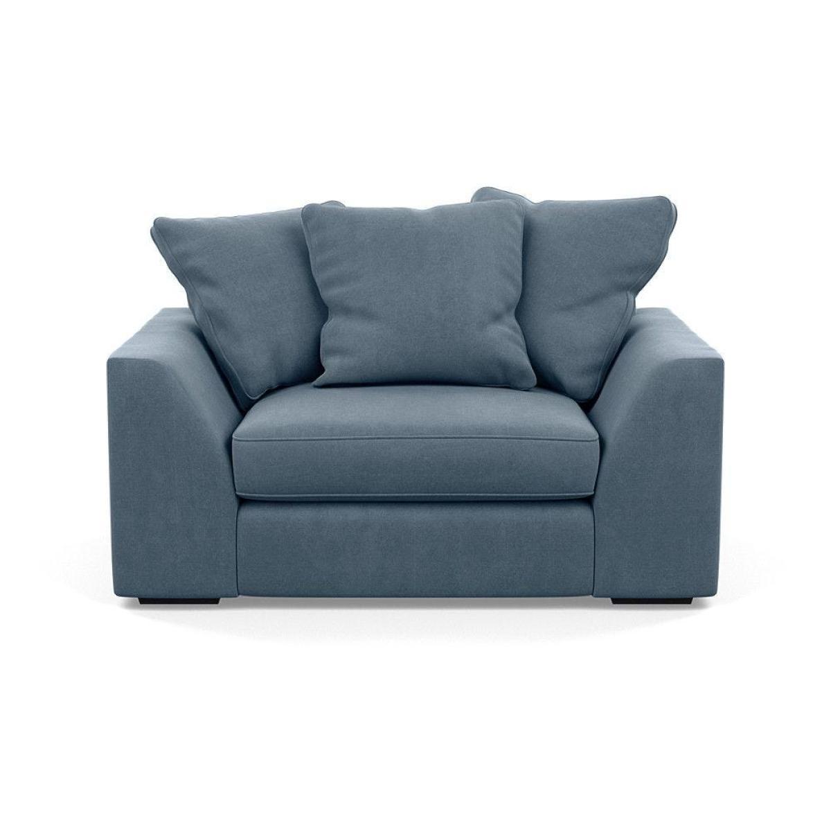 Heal's Cumulus Loveseat Linen Shadow Black Feet - Heal's UK Furniture – image 2
