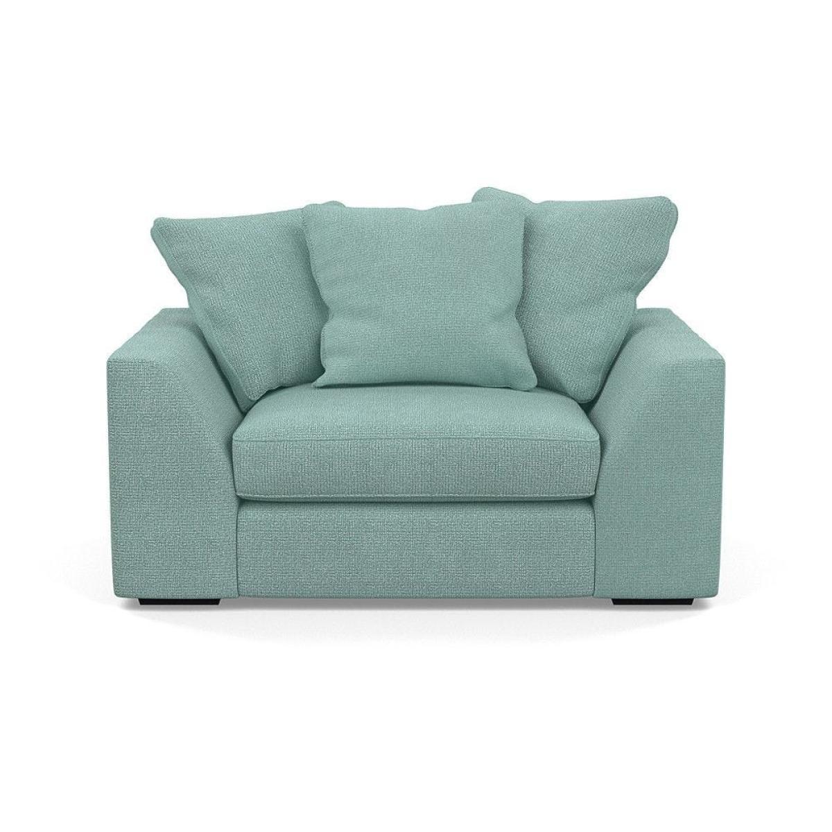 Heal's Cumulus Loveseat Linen Shadow Black Feet - Heal's UK Furniture – image 15
