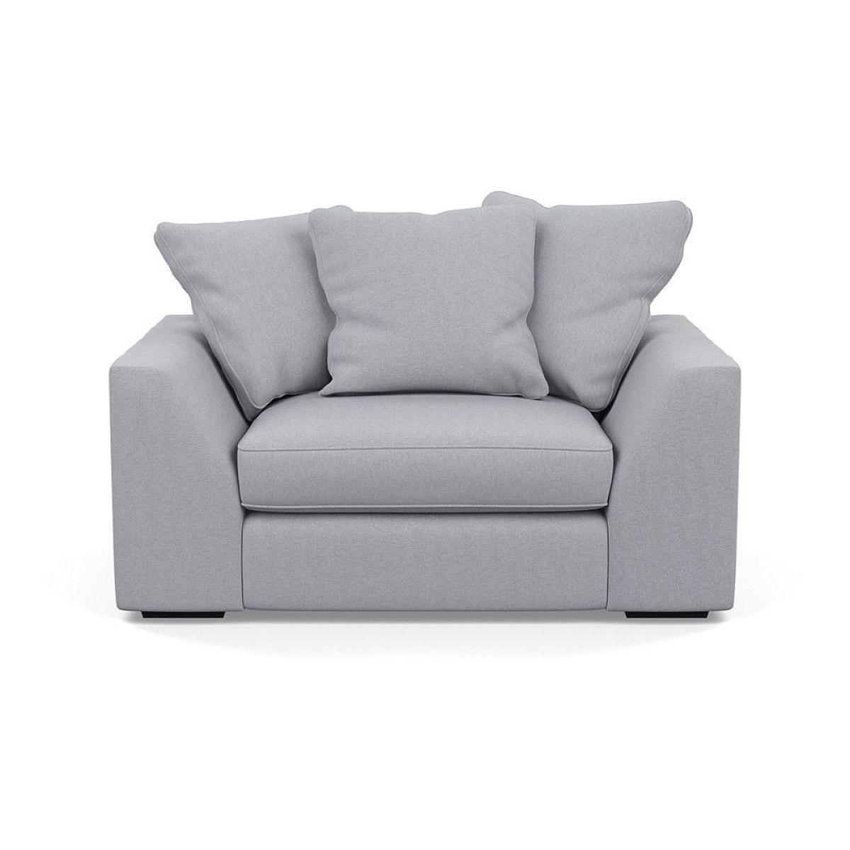 Heal's Cumulus Loveseat Linen Shadow Black Feet - Heal's UK Furniture – image 17