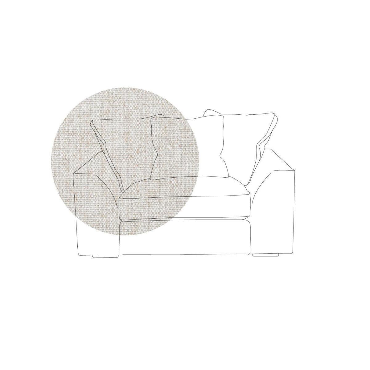 Heal's Cumulus Loveseat Linen Shadow Black Feet - Heal's UK Furniture – image 21