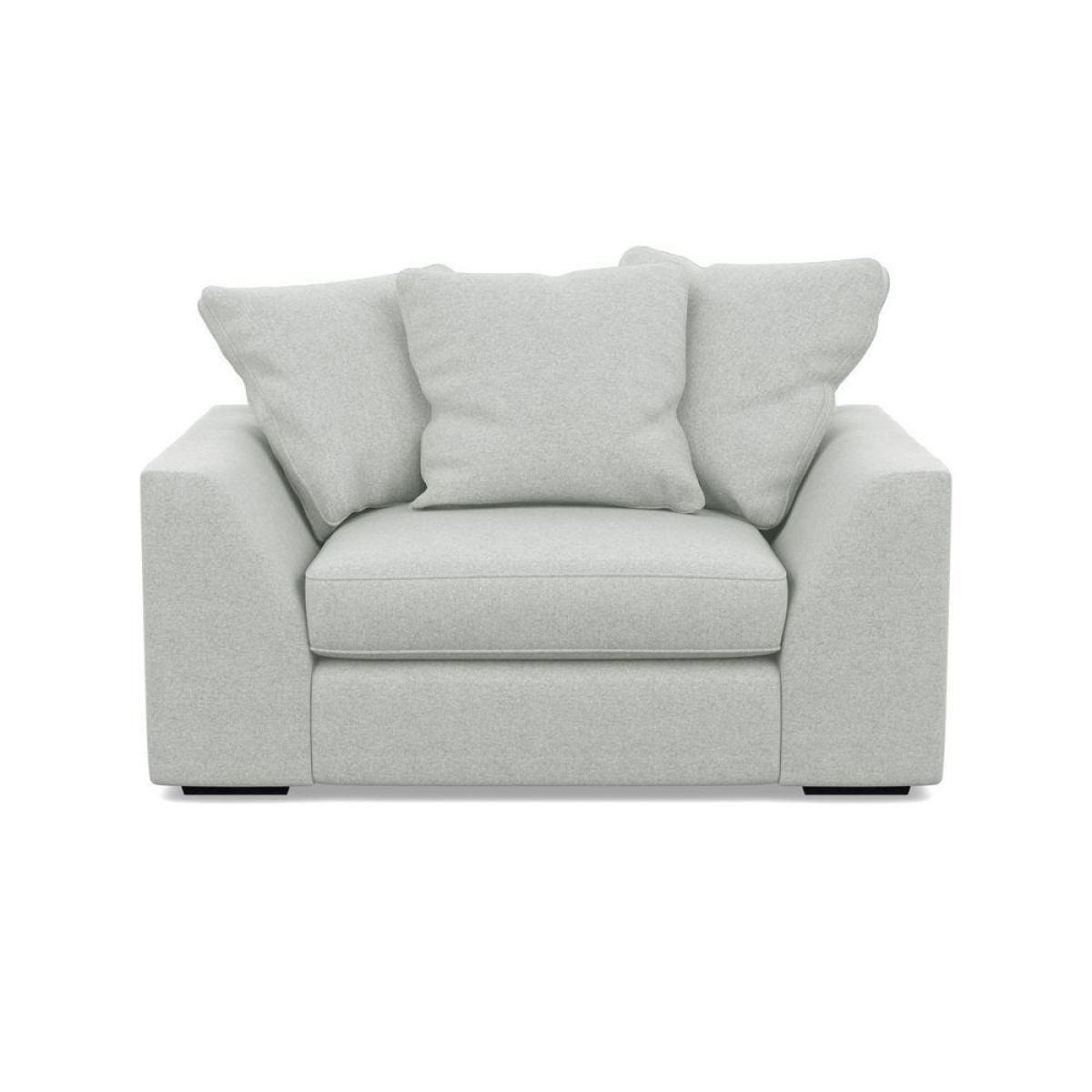 Heal's Cumulus Loveseat Linen Shadow Black Feet - Heal's UK Furniture – image 23