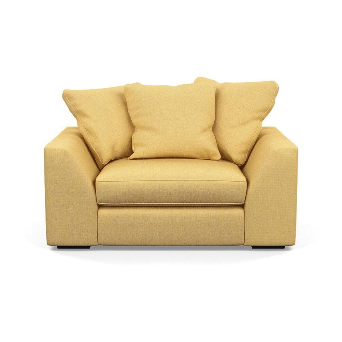 Heal's Cumulus Loveseat Linen Shadow Black Feet - Heal's UK Furniture – image 28