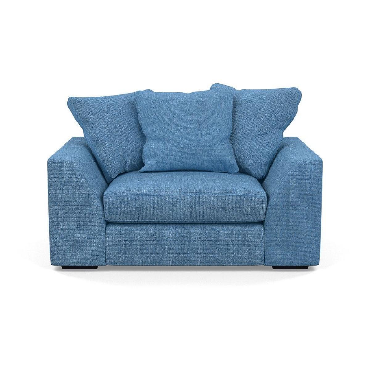 Heal's Cumulus Loveseat Linen Shadow Black Feet - Heal's UK Furniture – image 29