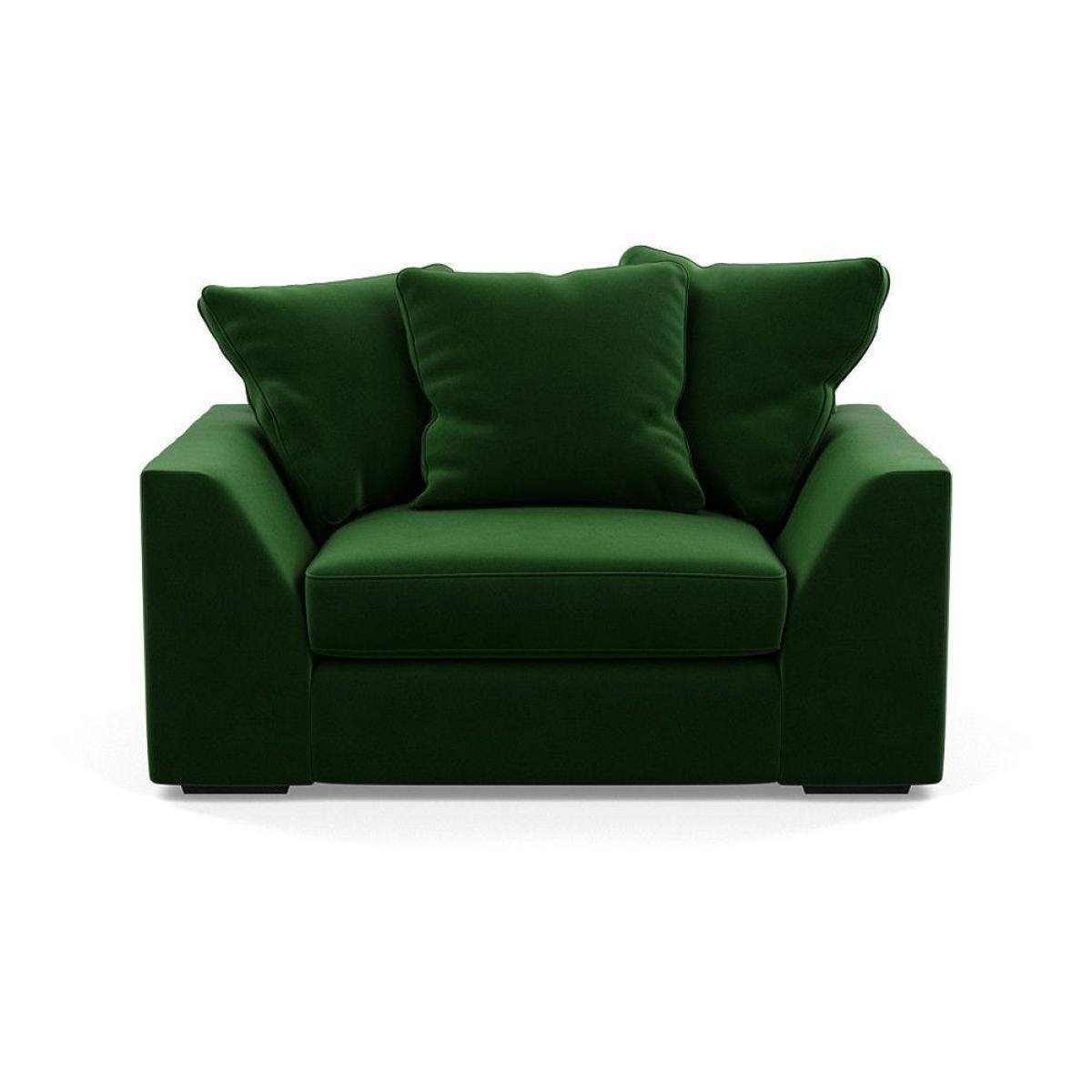 Heal's Cumulus Loveseat Linen Shadow Black Feet - Heal's UK Furniture – image 4