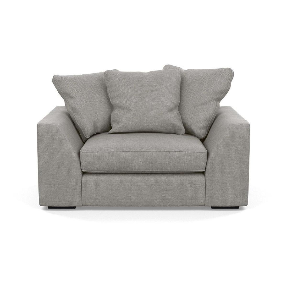 Heal's Cumulus Loveseat Linen Shadow Black Feet - Heal's UK Furniture – image 31