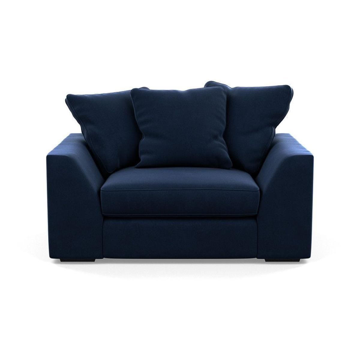 Heal's Cumulus Loveseat Linen Shadow Black Feet - Heal's UK Furniture – image 33