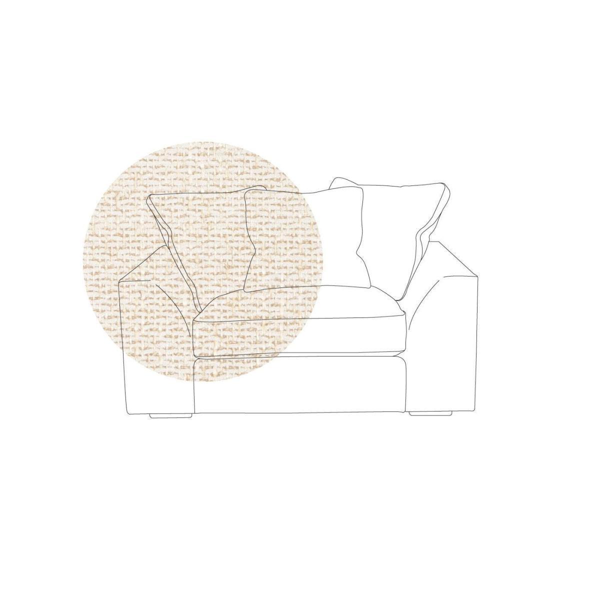 Heal's Cumulus Loveseat Linen Shadow Black Feet - Heal's UK Furniture – image 34