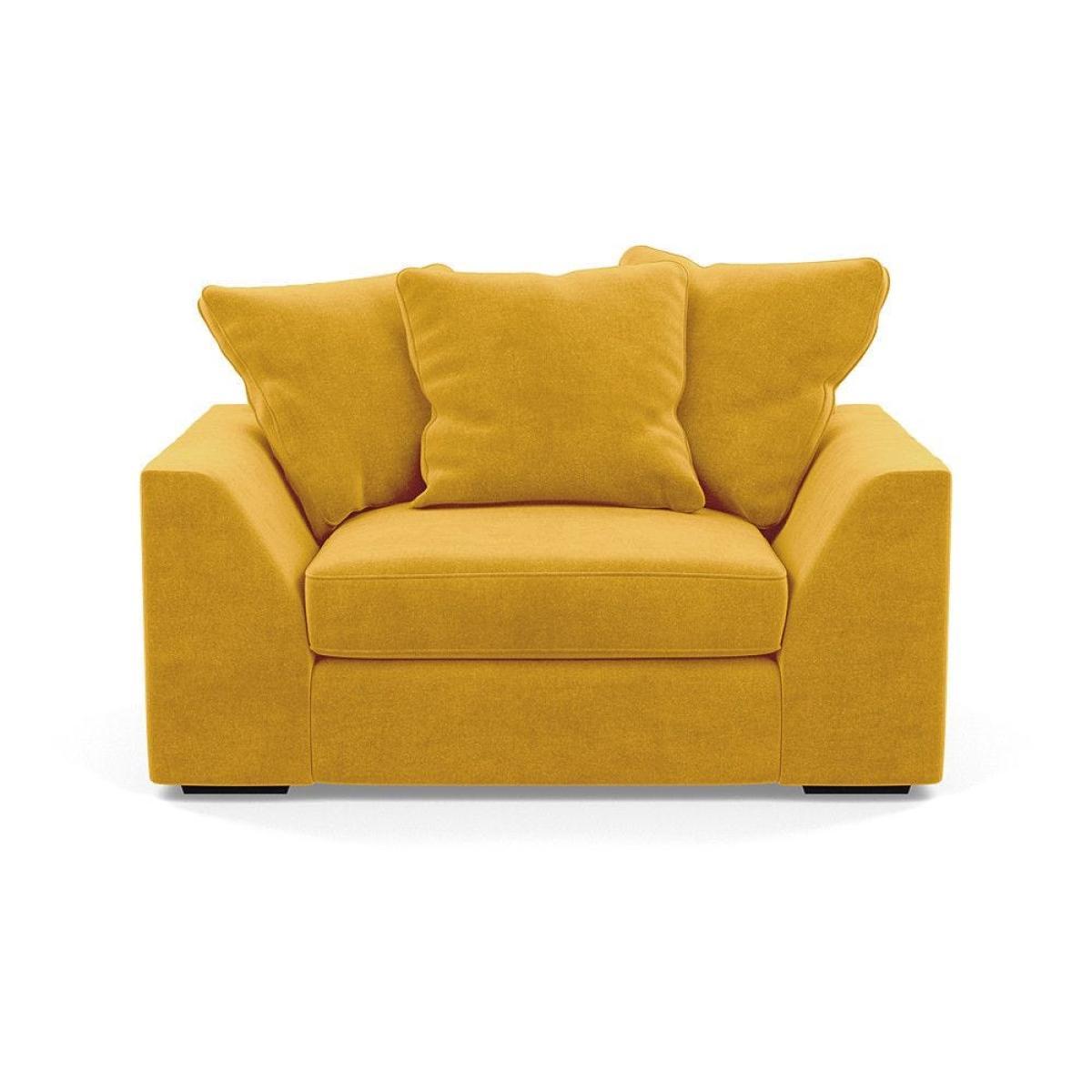 Heal's Cumulus Loveseat Linen Shadow Black Feet - Heal's UK Furniture – image 37