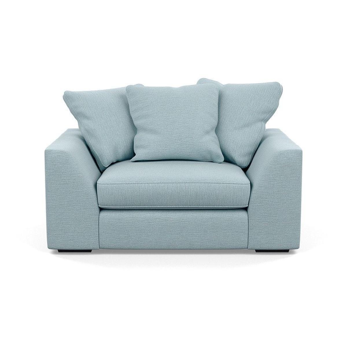 Heal's Cumulus Loveseat Linen Shadow Black Feet - Heal's UK Furniture – image 38