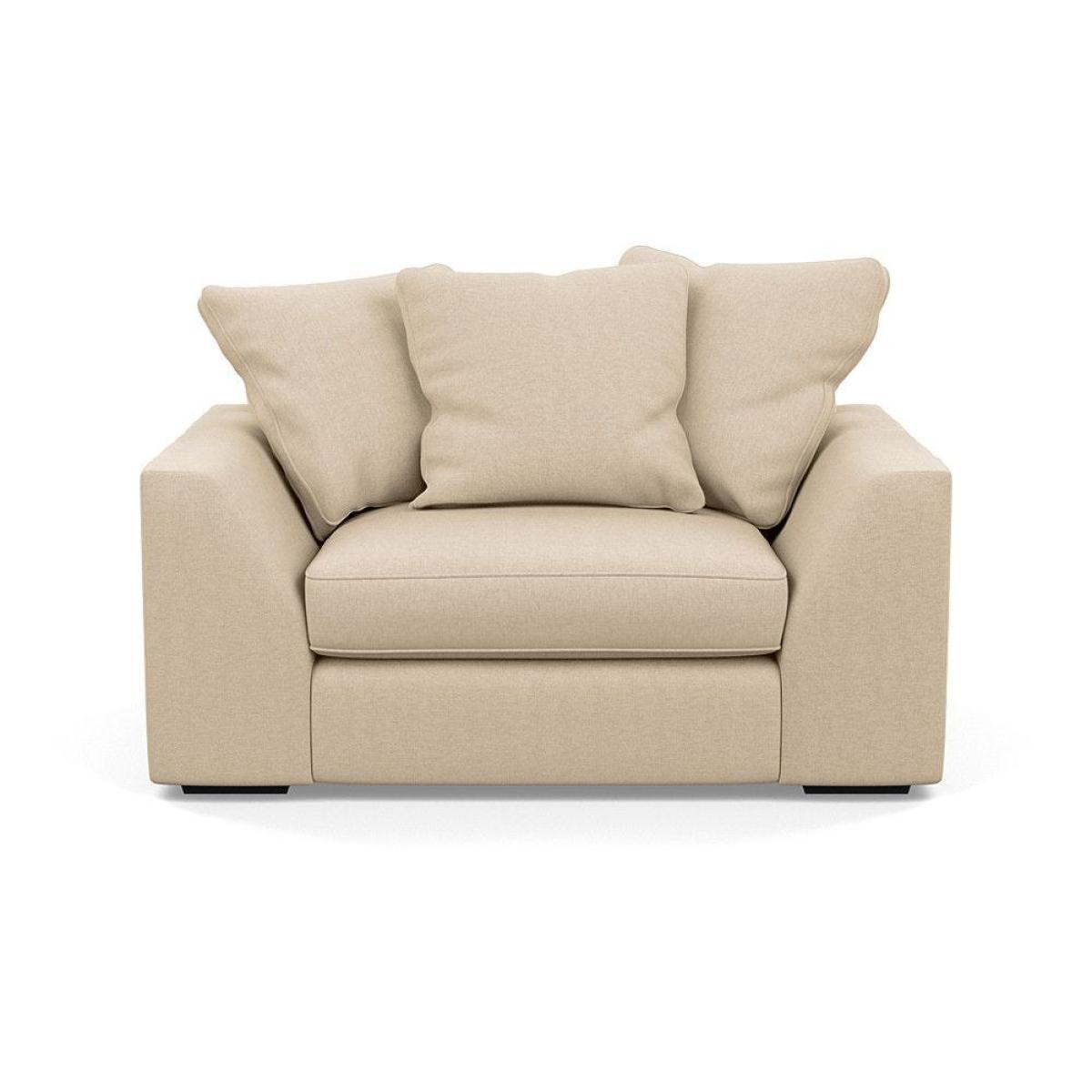 Heal's Cumulus Loveseat Linen Shadow Black Feet - Heal's UK Furniture – image 39