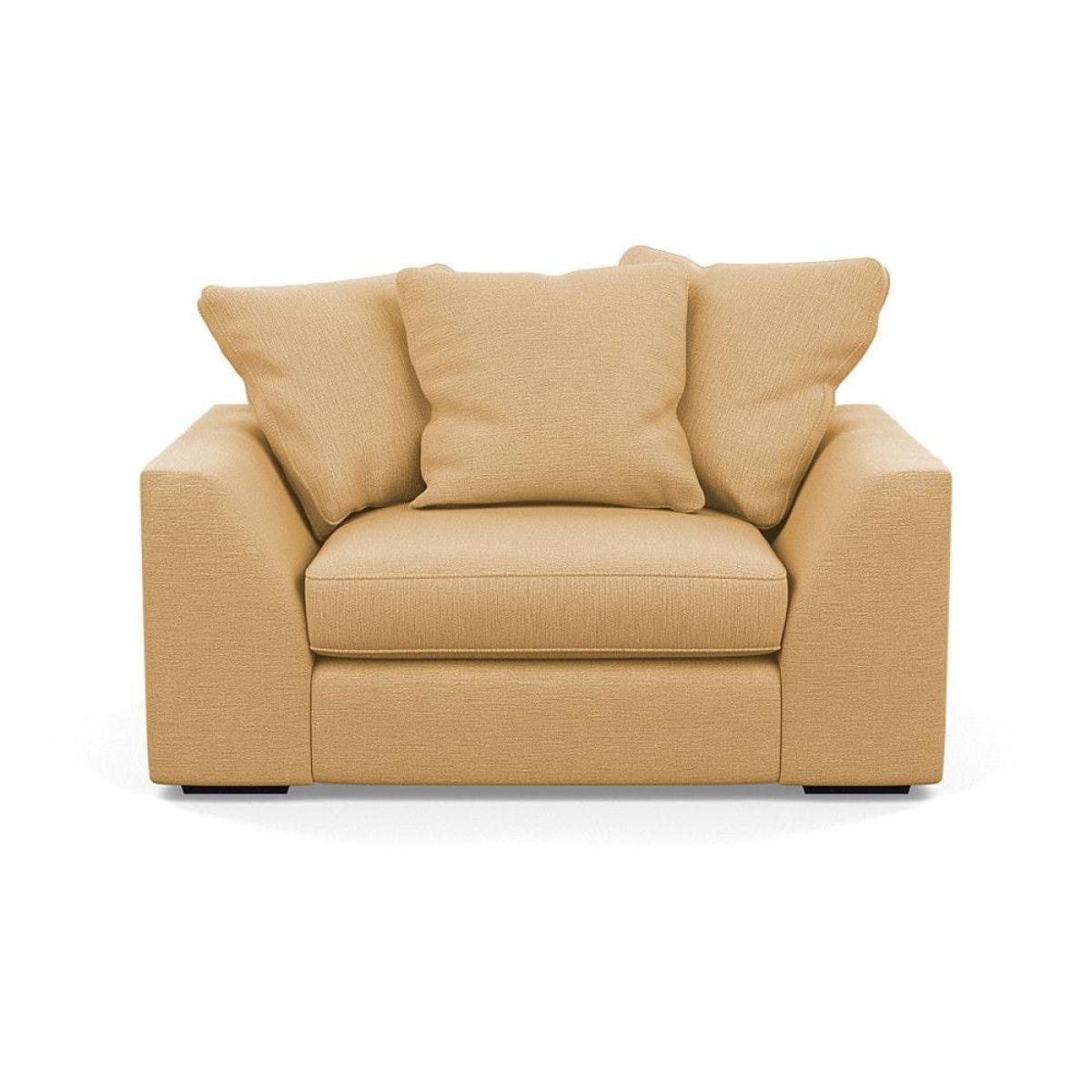 Heal's Cumulus Loveseat Linen Shadow Black Feet - Heal's UK Furniture – image 43