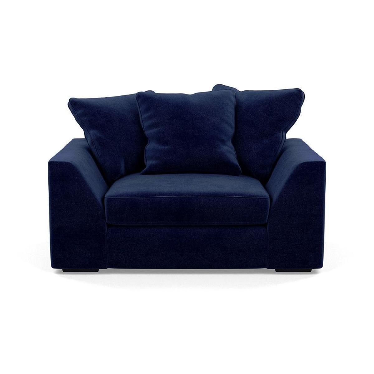 Heal's Cumulus Loveseat Linen Shadow Black Feet - Heal's UK Furniture – image 45