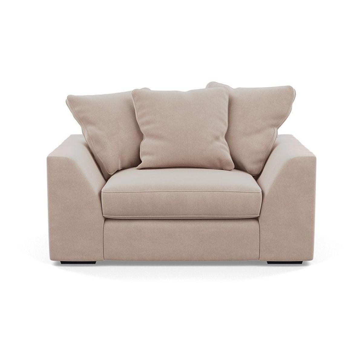 Heal's Cumulus Loveseat Linen Shadow Black Feet - Heal's UK Furniture – image 46