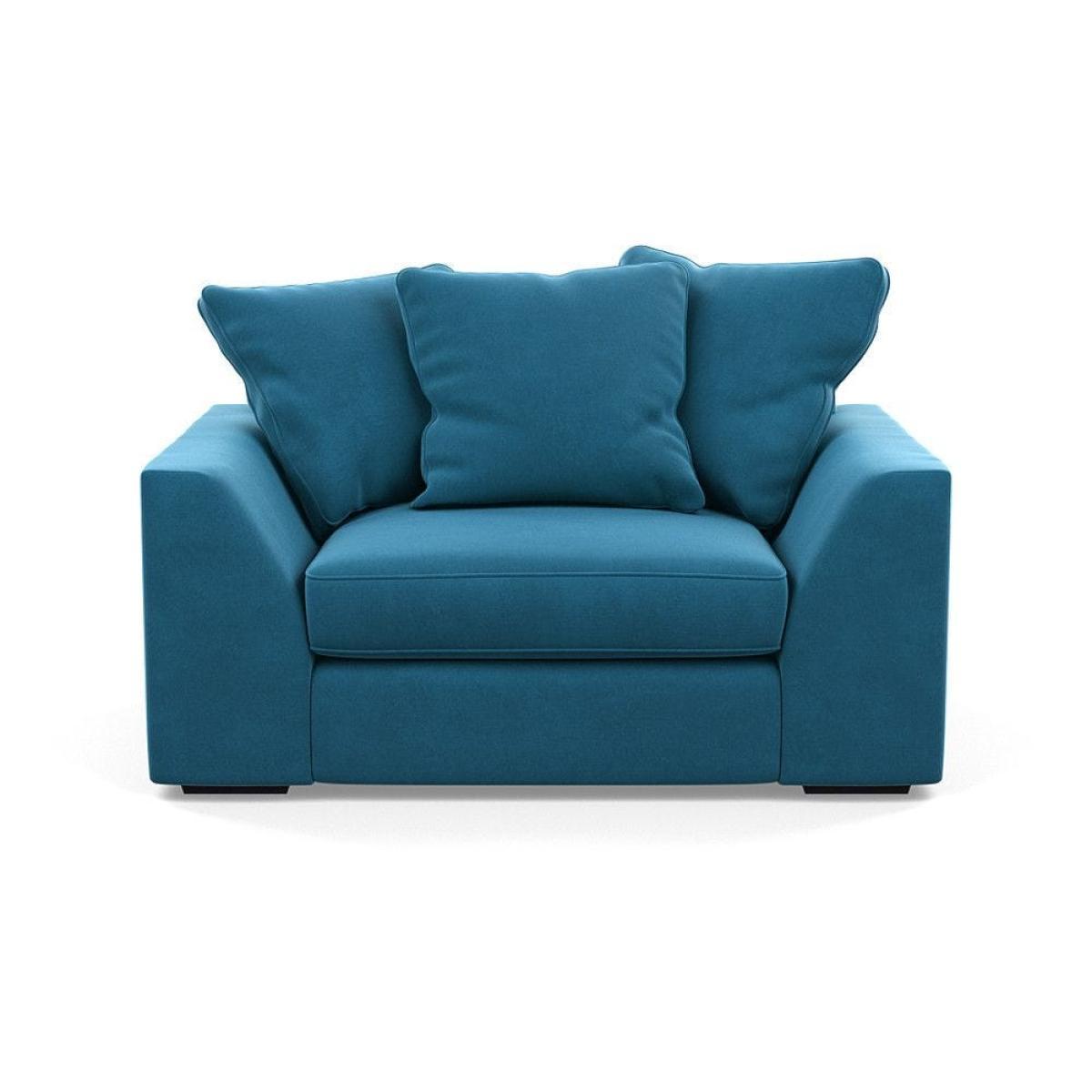 Heal's Cumulus Loveseat Linen Shadow Black Feet - Heal's UK Furniture – image 49
