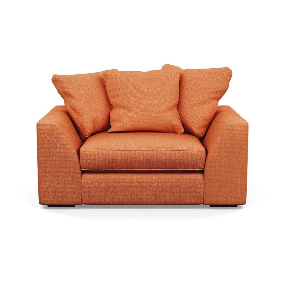 Heal's Cumulus Loveseat Linen Shadow Black Feet - Heal's UK Furniture – image 51