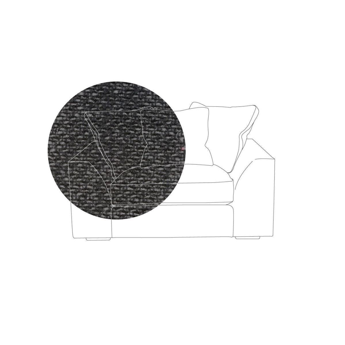 Heal's Cumulus Loveseat Linen Shadow Black Feet - Heal's UK Furniture – image 57