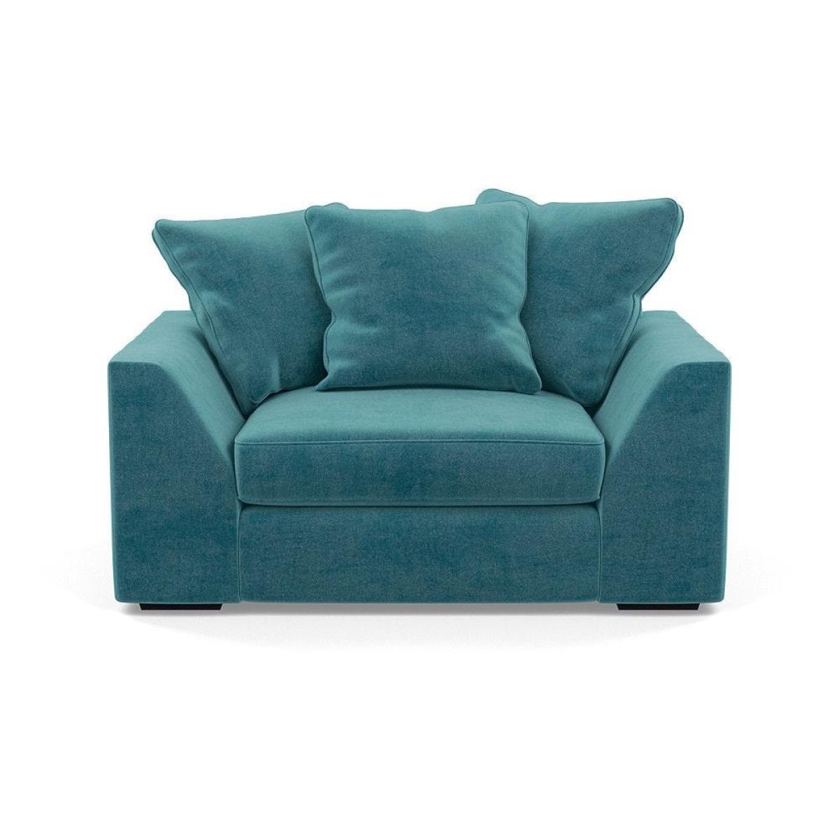 Heal's Cumulus Loveseat Linen Shadow Black Feet - Heal's UK Furniture – image 58