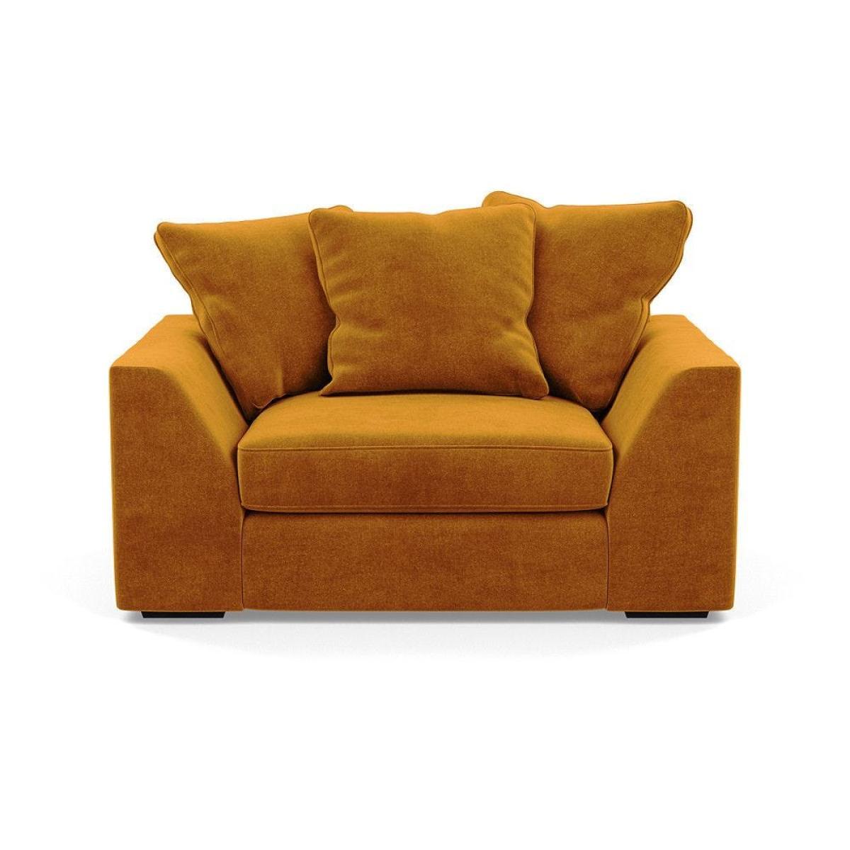 Heal's Cumulus Loveseat Linen Shadow Black Feet - Heal's UK Furniture – image 7