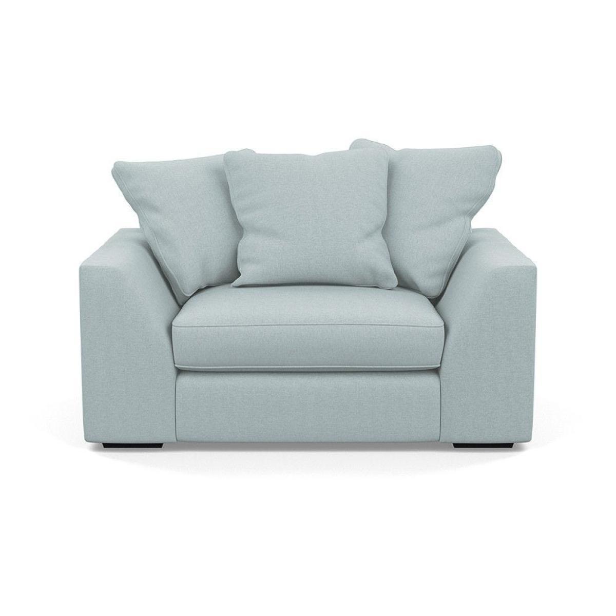 Heal's Cumulus Loveseat Linen Shadow Black Feet - Heal's UK Furniture – image 9