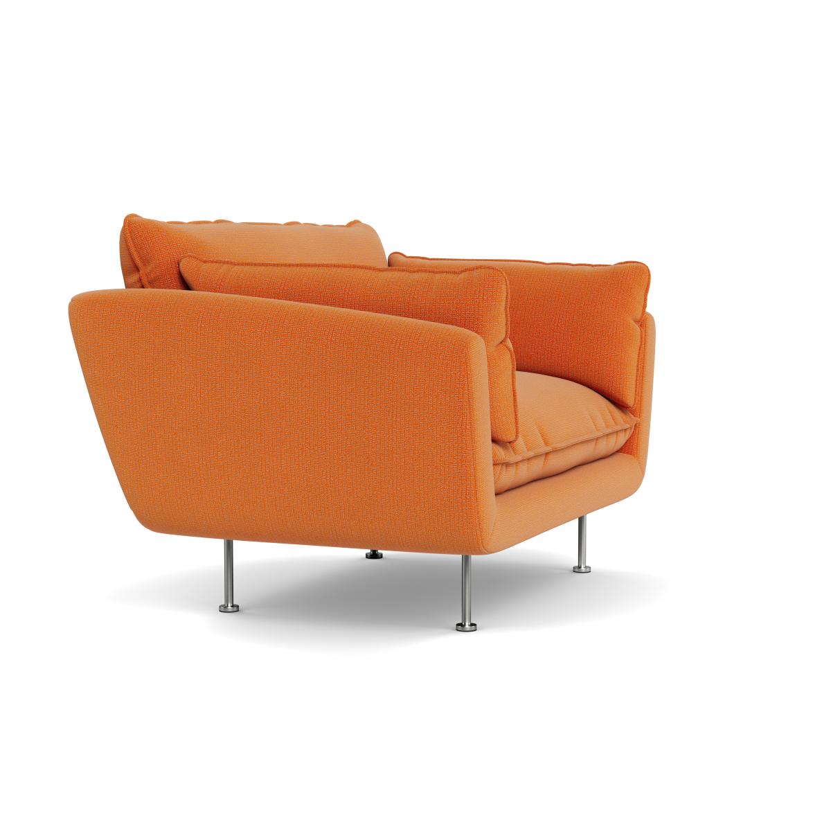 Heal's Allora Loveseat Tejo Recycled Zinnia Stainless Steel Feet – image 3