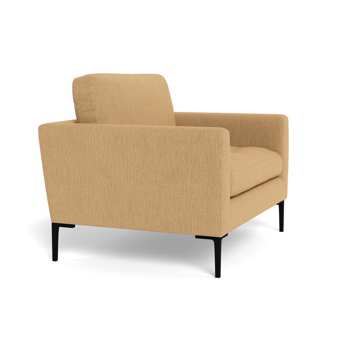 Heal's Eton Loveseat Smart Linen Mix Sand Black Feet - Heal's UK Furniture – image 2