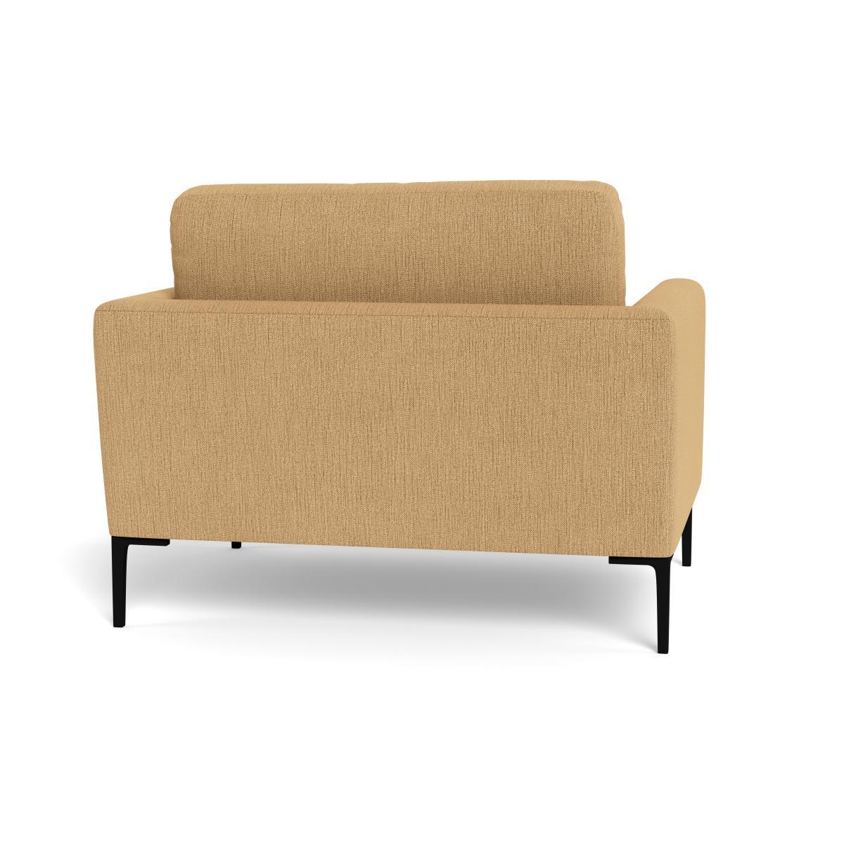 Heal's Eton Loveseat Smart Linen Mix Sand Black Feet - Heal's UK Furniture – image 5