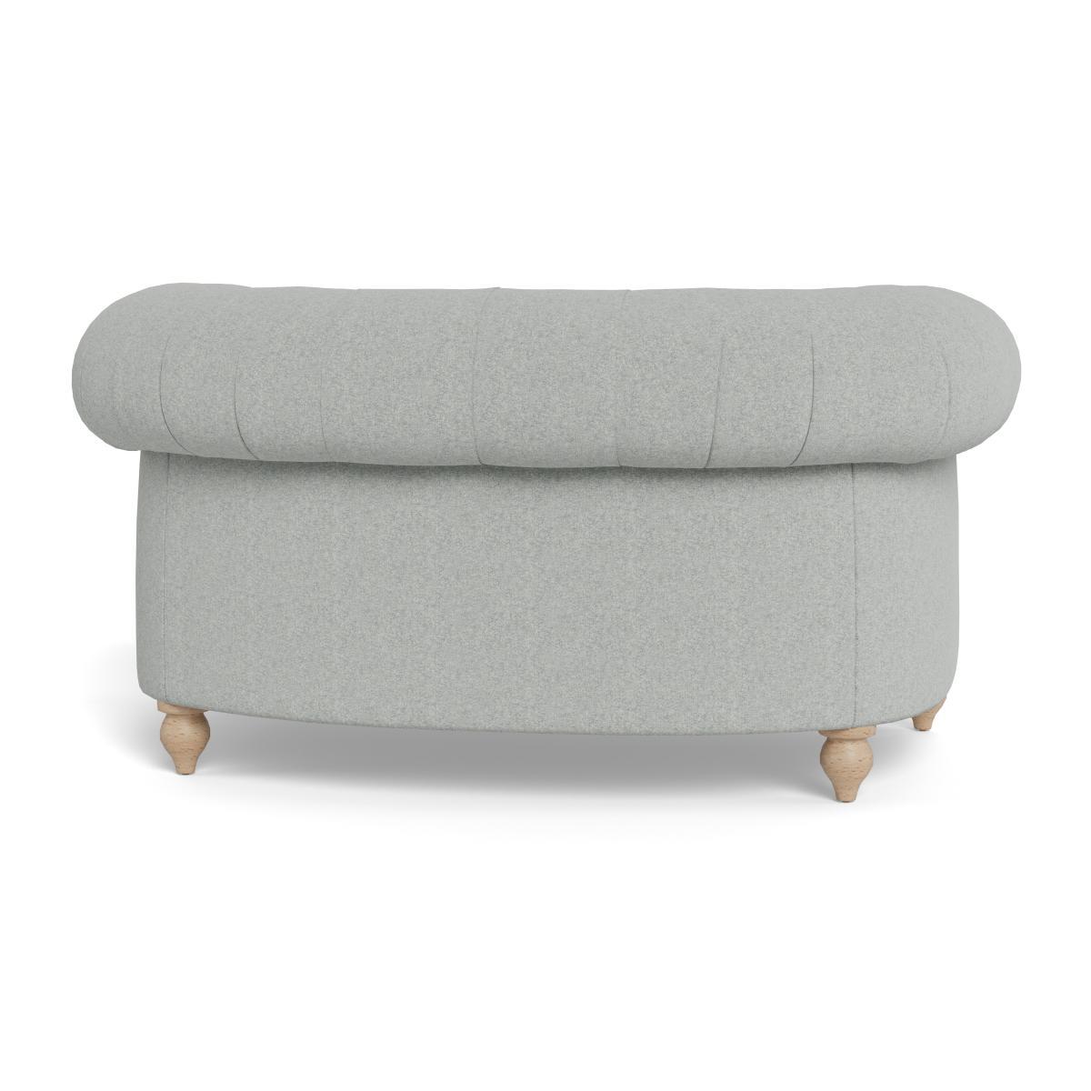 Heal's Fitzrovia Loveseat Melton Wool Limestone Natural Feet - Heal's UK Furniture – image 5